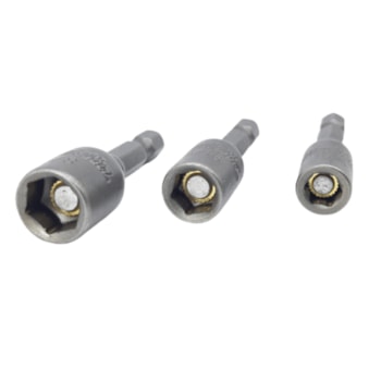 SOQUETE MAGNETICO 3 PCS 1/4POL 5/16 POL 3 - B-38847 MAKITA SOQUETE MAGNETICO 3 PCS 1/4POL 5/16 POL 3 - B-38847 MAKITA