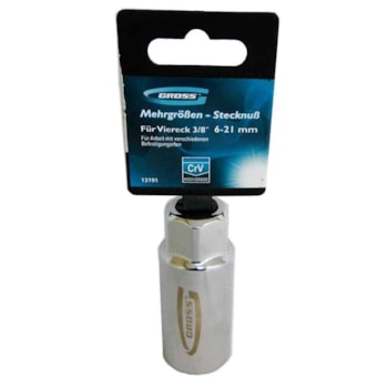 SOQUETE MULTIDIMENSIONAL 6 - 21 MM -  GROSS - 13191 SOQUETE MULTIDIMENSIONAL 6 - 21 MM -  GROSS - 13191