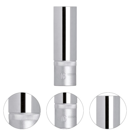 SOQUETE PARA VELA 1/2" ENCAIXE 16MM R61021612 - 3300401 GEDORE RED SOQUETE PARA VELA 1/2" ENCAIXE 16MM R61021612 - 3300401 GEDORE RED