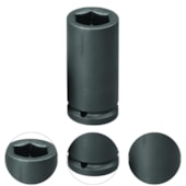 SOQUETE SEXTAVADO LONGO DE IMPACTO 1/2" ENCAIXE 27MM  - 019120 GEDORE SOQUETE SEXTAVADO LONGO DE IMPACTO 1/2" ENCAIXE 27MM  - 019120 GEDORE