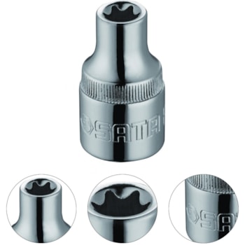 SOQUETE TORX 1/2" E10 - ST13701SC SATA SOQUETE TORX 1/2" E10 - ST13701SC SATA