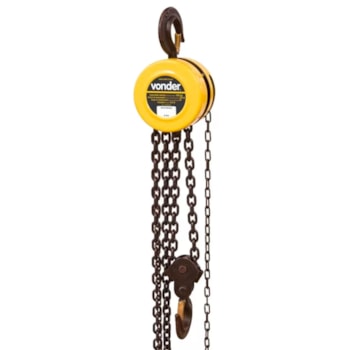 TALHA MANUAL 0,5 TON ELEVEVAÇÃO 3,0 M -  6143005030 VONDER TALHA MANUAL 0,5 TON ELEVEVAÇÃO 3,0 M -  6143005030 VONDER