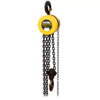 TALHA MANUAL 3 TONELADA ELEVAÇÃO 5 M - 6143030050 VONDER TALHA MANUAL 3 TONELADA ELEVAÇÃO 5 M - 6143030050 VONDER