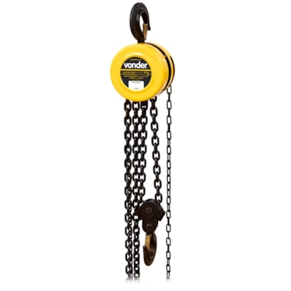 TALHA MANUAL 3 TONELADA ELEVAÇÃO 5 M - 6143030050 VONDER TALHA MANUAL 3 TONELADA ELEVAÇÃO 5 M - 6143030050 VONDER