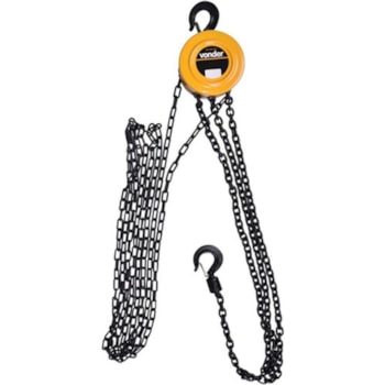 TALHA MANUAL 3 TONELADA ELEVAÇÃO 5 M - 6143030050 VONDER TALHA MANUAL 3 TONELADA ELEVAÇÃO 5 M - 6143030050 VONDER
