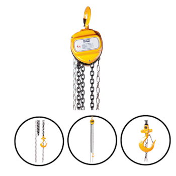 TALHA MANUAL DE CORRENTE 1/2" TONELADA ELEVAÇÃO 3,0 M - 40133001 CSM TALHA MANUAL DE CORRENTE 1/2" TONELADA ELEVAÇÃO 3,0 M - 40133001 CSM