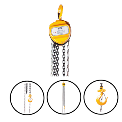TALHA MANUAL DE CORRENTE 1/2" TONELADA ELEVAÇÃO 3,0 M - 40133001 CSM TALHA MANUAL DE CORRENTE 1/2" TONELADA ELEVAÇÃO 3,0 M - 40133001 CSM