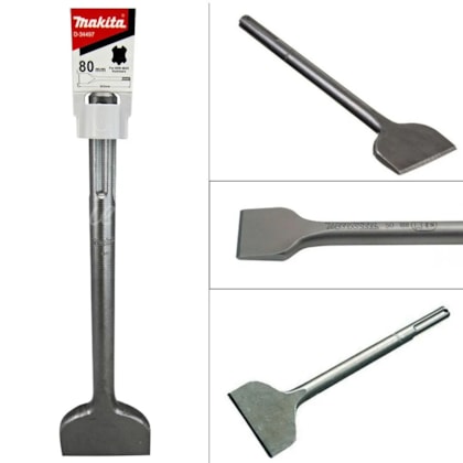 TALHADEIRA PA SDS-MAX EM ACO 80X300MM - D-34497 MAKITA TALHADEIRA PA SDS-MAX EM ACO 80X300MM - D-34497 MAKITA