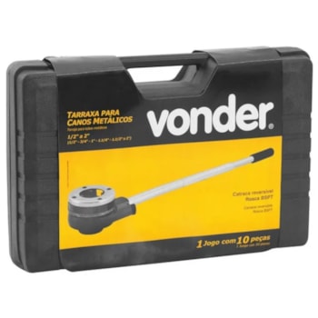 TARRAXA BSPT 1/2" A 2" COM MALETA - 3559012200 VONDER TARRAXA BSPT 1/2" A 2" COM MALETA - 3559012200 VONDER
