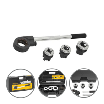 TARRAXA MANUAL BSPT 1/2 A 1" JG C/ 3 COSSINETES - 3559012100 VONDER TARRAXA MANUAL BSPT 1/2 A 1" JG C/ 3 COSSINETES - 3559012100 VONDER