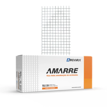 TELA PARA AMARRAÇÃO DE ALVENARIA 1,2 X 105 X 500MM - TEL105 ANCORA TELA PARA AMARRAÇÃO DE ALVENARIA 1,2 X 105 X 500MM - TEL105 ANCORA