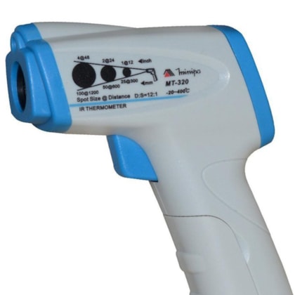 TERMÔMETRO DIGITAL MIRA LASER PROFISSIONAL MINIPA - MT-320 TERMÔMETRO DIGITAL MIRA LASER PROFISSIONAL MINIPA - MT-320