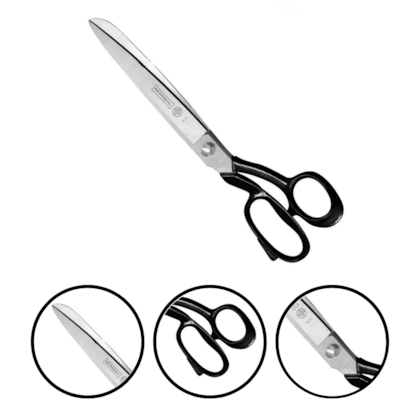 TESOURA 25CM 10" FIO LISO 490-10NP - 990/10 MUNDIAL TESOURA 25CM 10" FIO LISO 490-10NP - 990/10 MUNDIAL