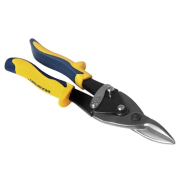 TESOURA DE CHAPA 10” TIPO AVIAÇÃO CORTE RETO E CURVAS AMPLAS - 2073113 IRWIN TESOURA DE CHAPA 10” TIPO AVIAÇÃO CORTE RETO E CURVAS AMPLAS - 2073113 IRWIN