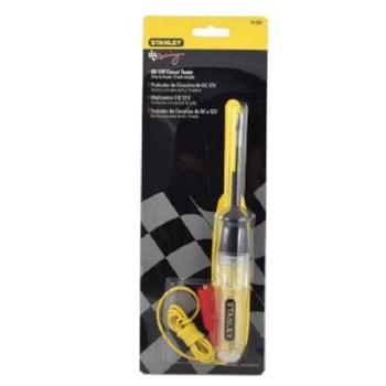 Testador De Circuitos 6v e 12v Simples Stanley 78-207 Testador De Circuitos 6v e 12v Simples Stanley 78-207