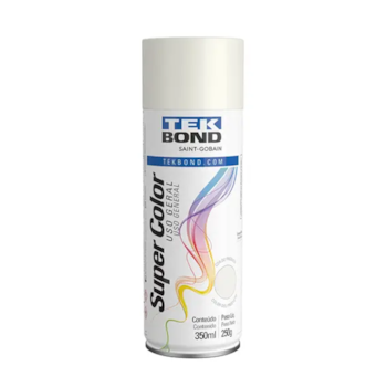 TINTA AEROSSOL BRANCO BRILHANTE USO GERAL 350 ML/250G - TEKBOND
