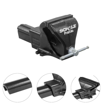 TORNO DE BANCADA PRÁTICO N10 C/ MORDENTES METÁLICOS 254,0MM - 10010095 SCHULZ TORNO DE BANCADA PRÁTICO N10 C/ MORDENTES METÁLICOS 254,0MM - 10010095 SCHULZ
