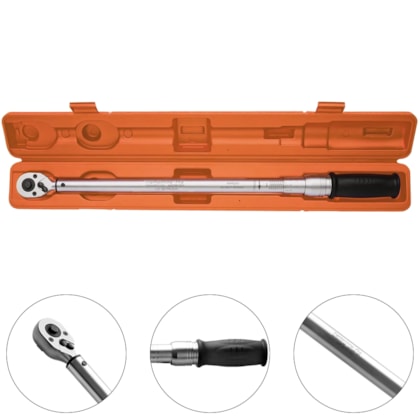 TORQUÍMETRO DE ESTALO 3/4" COM CATRACA REVERSÍVEL - 44508401 TRAMONTINA PRO TORQUÍMETRO DE ESTALO 3/4" COM CATRACA REVERSÍVEL - 44508401 TRAMONTINA PRO