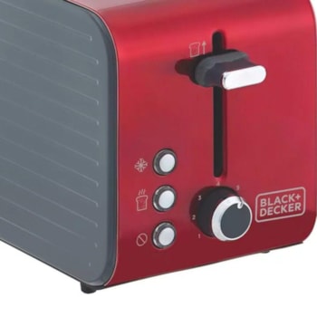 TORRADEIRA ELETRICA EM AÇO INOX 850W - T850V BLACK + DECKER TORRADEIRA ELETRICA EM AÇO INOX 850W - T850V BLACK + DECKER