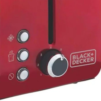 TORRADEIRA ELETRICA EM AÇO INOX 850W - T850V BLACK + DECKER