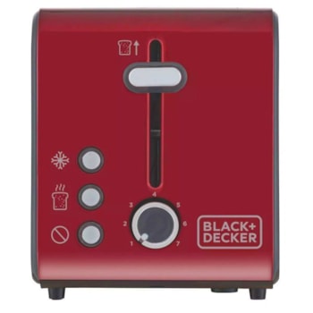 TORRADEIRA ELETRICA EM AÇO INOX 850W - T850V BLACK + DECKER