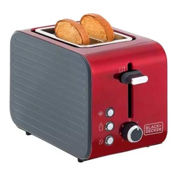TORRADEIRA ELETRICA EM AÇO INOX 850W - T850V BLACK + DECKER TORRADEIRA ELETRICA EM AÇO INOX 850W - T850V BLACK + DECKER