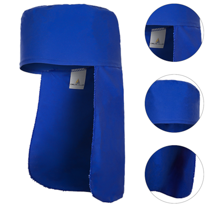 TOUCA DE SOLDADOR AZUL ROYAL EM BRIM - WPS0800 DELTA PLUS