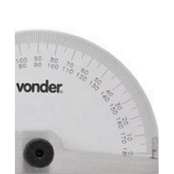 Transferidor De Ângulo 0-180 Ta-180 Vd - 3595000180 Vonder Transferidor De Ângulo 0-180 Ta-180 Vd - 3595000180 Vonder