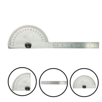 TRANSFERIDOR DE GRAU 180° - 33,0001 ROCAST TRANSFERIDOR DE GRAU 180° - 33,0001 ROCAST