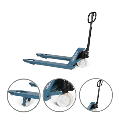 TRANSPALETE HIDRÁULICO 3 TON 680M RODA SIMPLES NYLON - TP3-SN1 MARCON