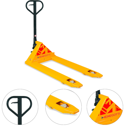 TRANSPALLET HIDRÁULICO 3 TONELADAS 685MM RODA DUPLA DE NYLON PRIME - 40810156 MENEGOTTI TRANSPALLET HIDRÁULICO 3 TONELADAS 685MM RODA DUPLA DE NYLON PRIME - 40810156 MENEGOTTI