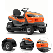TRATOR CORTADOR DE GRAMA A GASOLINA 21HP 4 TEMPOS CORTE 108CM TS217TM - HUSQVARNA