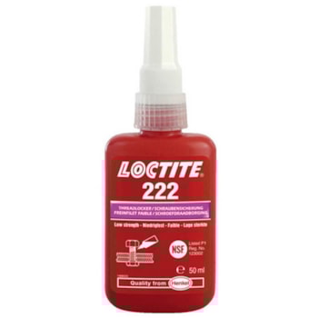 TRAVA ROSCA THREADLOCKER 222 BO 50GR - LOCTITE TRAVA ROSCA THREADLOCKER 222 BO 50GR - LOCTITE