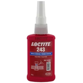 TRAVA ROSCA THREADLOCKER 243 BO 50GR - LOCTITE TRAVA ROSCA THREADLOCKER 243 BO 50GR - LOCTITE