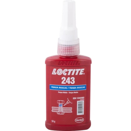TRAVA ROSCA THREADLOCKER 243 BO 50GR - LOCTITE TRAVA ROSCA THREADLOCKER 243 BO 50GR - LOCTITE