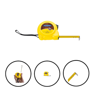 TRENA COM FITA DE AÇO 3 METROS - 43166303 TRAMONTINA TRENA COM FITA DE AÇO 3 METROS - 43166303 TRAMONTINA