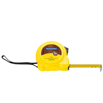 TRENA COM FITA DE AÇO 3 METROS - 43166303 TRAMONTINA TRENA COM FITA DE AÇO 3 METROS - 43166303 TRAMONTINA