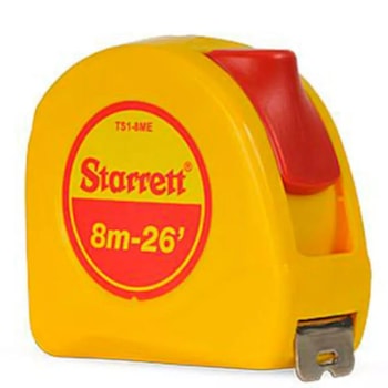 TRENA DE BOLSO DE 8 M/26"  STARRETT - KTS1-8ME-S TRENA DE BOLSO DE 8 M/26"  STARRETT - KTS1-8ME-S