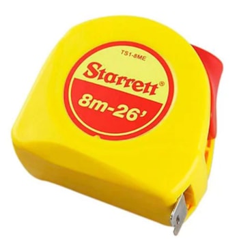 TRENA DE BOLSO DE 8 M/26"  STARRETT - KTS1-8ME-S TRENA DE BOLSO DE 8 M/26"  STARRETT - KTS1-8ME-S