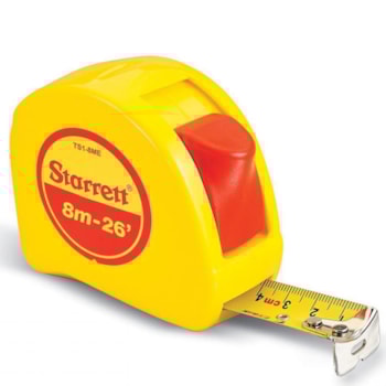 TRENA DE BOLSO DE 8 M/26"  STARRETT - KTS1-8ME-S TRENA DE BOLSO DE 8 M/26"  STARRETT - KTS1-8ME-S