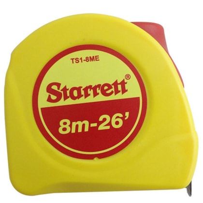 TRENA DE BOLSO DE 8 M/26"  STARRETT - KTS1-8ME-S TRENA DE BOLSO DE 8 M/26"  STARRETT - KTS1-8ME-S