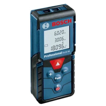 Trena Laser de Distâncias Profissional Bosch - GLM 40 - 0601072900