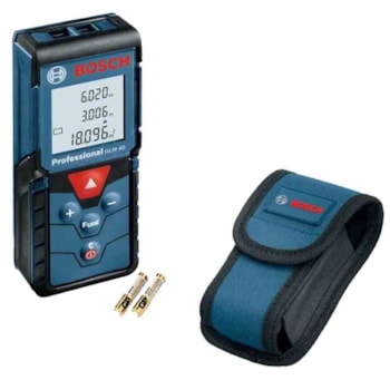 Trena Laser de Distâncias Profissional Bosch - GLM 40 - 0601072900