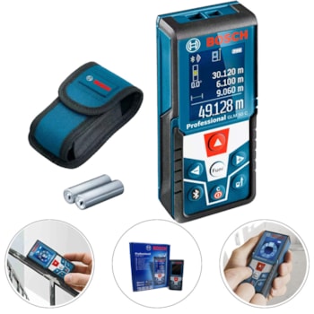 Trena Laser de Distâncias Profissional Bosch - GLM 50C - 0601072C00 Trena Laser de Distâncias Profissional Bosch - GLM 50C - 0601072C00