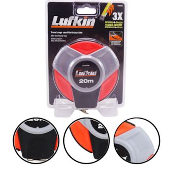 TRENA LONGA AÇO 20M - ST20CML LUFKIN TRENA LONGA AÇO 20M - ST20CML LUFKIN