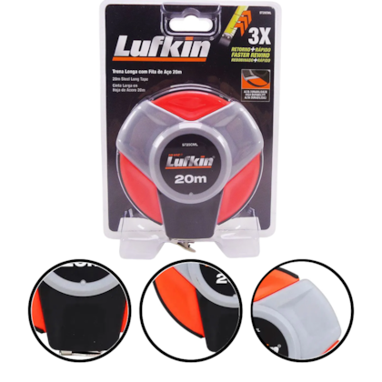 TRENA LONGA AÇO 20M - ST20CML LUFKIN TRENA LONGA AÇO 20M - ST20CML LUFKIN