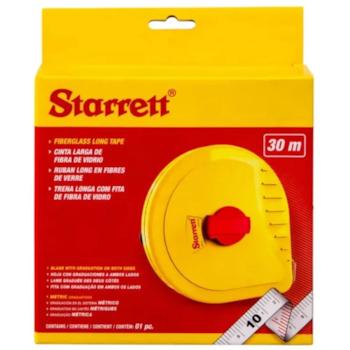 TRENA LONGA ARCO FECHADO COM FITA EM FIBRA DE VIDRO 30MT - STARRETT