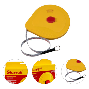 TRENA LONGA ARCO FECHADO COM FITA FIBRA DE VIDRO 50M  -  STARRETT
