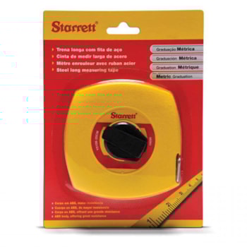 TRENA LONGA COM DITA DE AÇO 30 METROS  - KTS510-30M-S STARRETT TRENA LONGA COM DITA DE AÇO 30 METROS  - KTS510-30M-S STARRETT