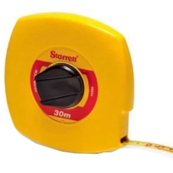 TRENA LONGA COM DITA DE AÇO 30 METROS  - KTS510-30M-S STARRETT TRENA LONGA COM DITA DE AÇO 30 METROS  - KTS510-30M-S STARRETT